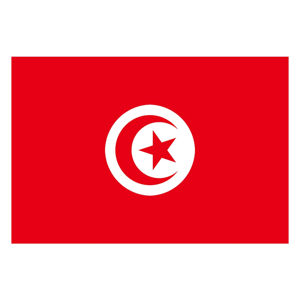 Ready to Ship Fast Shipping 100% Polyester Flags 3x5ft Tunisia All Country Flag