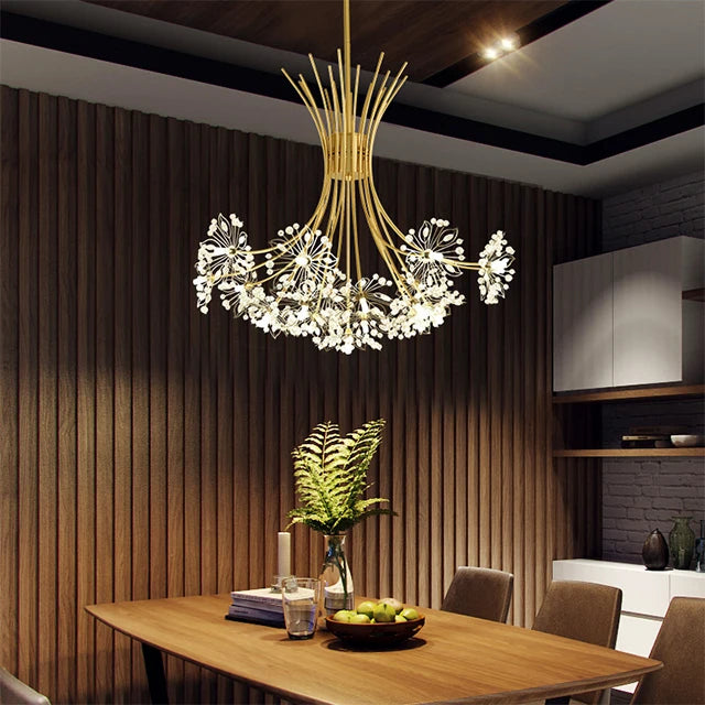 VOC Nordic Contemporary Iron LED Pendant Light for Home Dining Room Bedroom-Easy Installation High Brightness