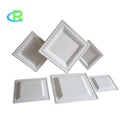 Eco Friendly Biodegradable Sugarcane Plates Bagasse Disposable 7inch Square Paper Plate