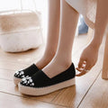 Customization Flat Chaussures Espadrille Femmes Canvas Fabric Spring Fitness Walking Shoes Loafers Shoes