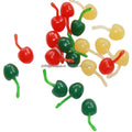 100pcs 3D Simulation Fruit Mini Cherry Cherries Resin Miniature Art Cabochon DIY Decorative Craft Scrapbooking