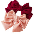 MIO New Fabric Three-Layer Solid Color Hair Accessories Large Bow Knot Hair Clip Women's Hair Clip for Girls