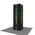 Equipment Tradeshow Fair Event Collapsible 10ft Aluminum Reusable Tower Display Stand Portable Fabric Tension Pillar MegaBDM