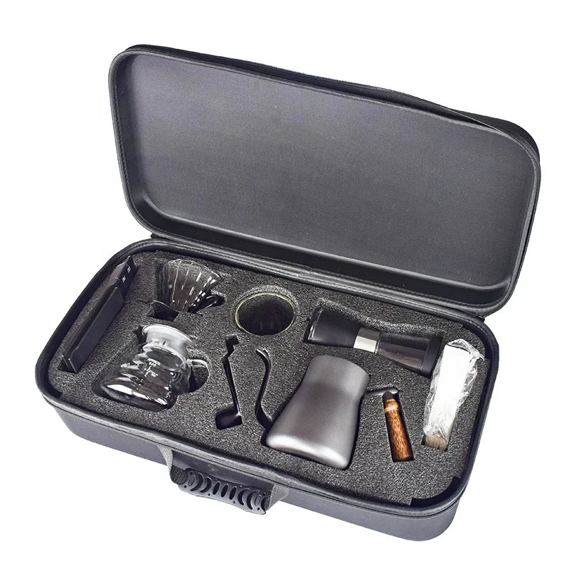 Ecocoffee Hot Selling Wholesale Classic Coffee Travel Set Hand Drip Coffee Maker Set TS01-BM164
