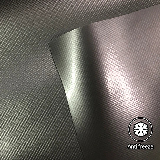 Litong Silver 100%waterproof Coated Tarpaulin Awning Fabric Sunshades Tent Anti-UV High Strength Tensile Fabric Pvc Tarpaulin