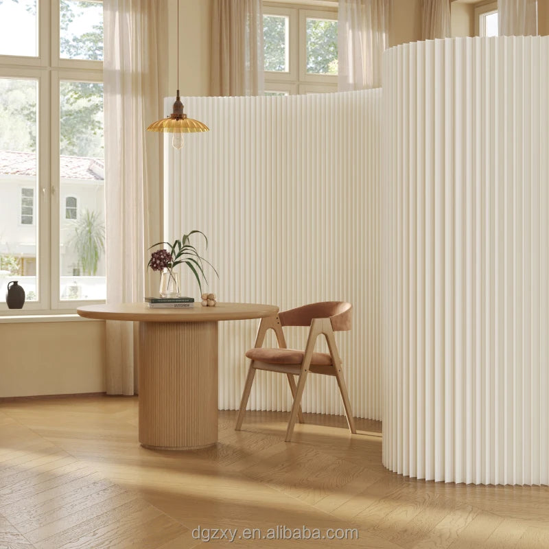 3m High Simple Kraft Paper Adjustable Partition Walls and Decorative Display Racks for Events Weddings Commercial Spaces