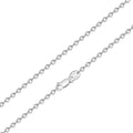 Atacado Joyas De Plata Italiana 925 Al Por Mayor Original Sterling Silver O Shaped Basic Necklace Chain
