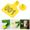 Animal Ear Tags Livestock Identification Card Cattle Ear Tags TPU Cow Sheep Ear Tags for Animal Mark