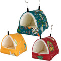 Warm Bird Parrot Nest Soft Plush Pet Bird Hammock Parrot Hamster Chinchilla Squirrel Hanging Cave Tent Pet Nest House