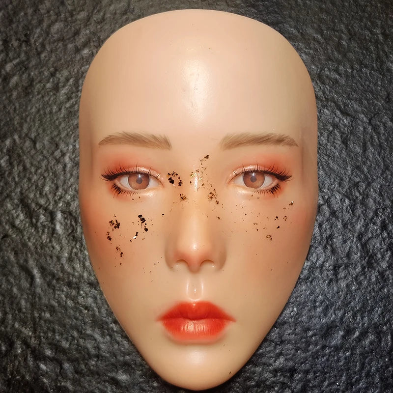 Silicone Face Practice Makeup Female Face 5d Cosmetic Practice Face Permanent Makeup Mannequin