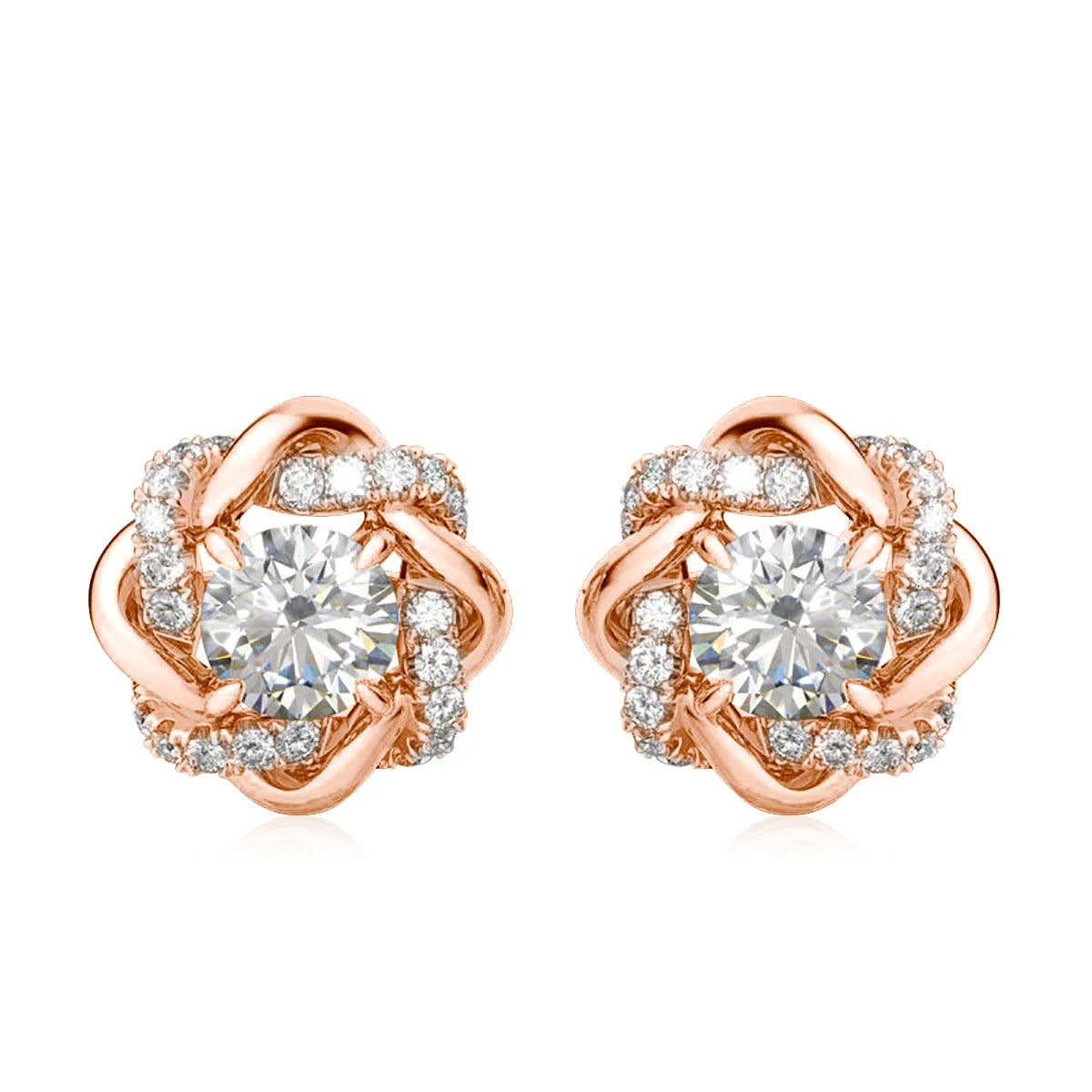 Fashion Women Wedding Bride Diamond 2025 Hexagram Moissanite Earrings 925 Sterling Silver 2ct