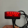 36v48v MINI Stop Light Lamp for Electric Scooter Bicycle MTB Folding Bike Rear Number License Plate Light 6 Beads Diy Parts