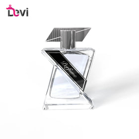 Devi Unique Design Glass Perfume Bottles 100ML Luxury Mens Parfum Bottle Fragrance Sprayer Atomizer Refillable Empty Container