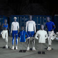 NI-3D Muscular Sports Mannequin Football Sportswear Display Athletic PLA 3D Printed Mannequin Green Eco-friendly Mannequin