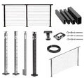 YL METAL Balcony Balustrade Stainless  Guardrail and Wire Cable Railing