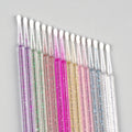 Wholesale 50 Pcs Private Logo Eyelash Extension Tools Glitter Lash Glue Cleansing Brush Disposable Micro Applicators