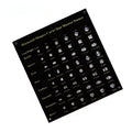 8 Shapes Carat Size Master Stones From 0.5 Ct -3 Ct Cubic Zirconia Diamond Gemstool Master Tester Tools Set