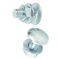 Big Round Head Stainless Steel Hex Lock Flange Nut Short Bolts Assembled