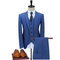 S-5XL High-end Men's Wedding Banquet Suits Set Wedding Dress Three-piece Set Smart Casual Four Seasons (suit + Vest + Trousers)