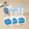 South Korea Imported Transparent Crystal Elastic Line 0.5-1mm Stretch Beading Rope String Jewelry Cord with Wire Findings S