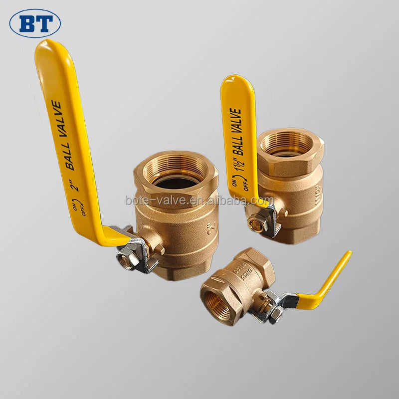 1/2" - 2" Brass/Copper Full Bore Forged Ball Valve 600 WOG/PSI Gas Valve China Manufacturer