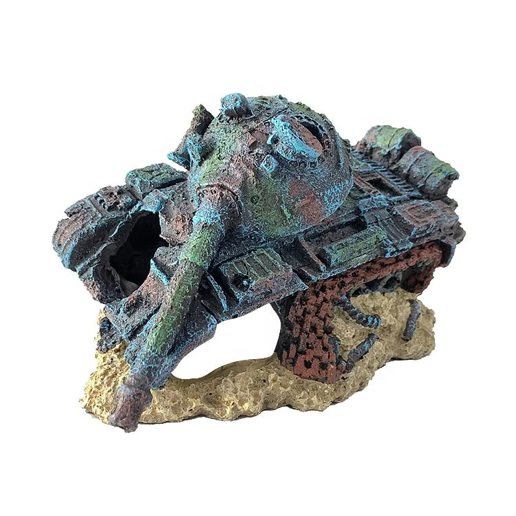 Aquarium Ornament Resin Army tank Decorative Cave Fish tank Decorations