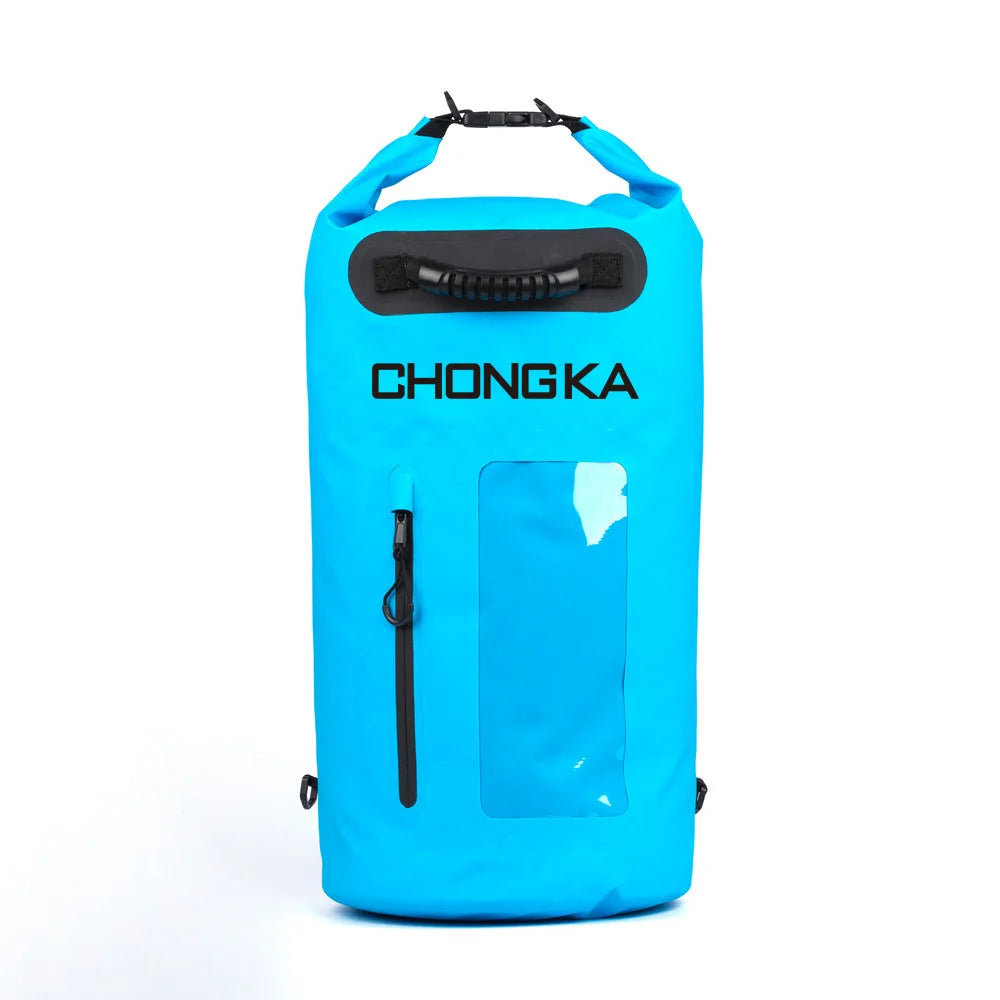 Outdoor Camping Hiking Waterproof Dry Bag with Handle Zipper Pocket