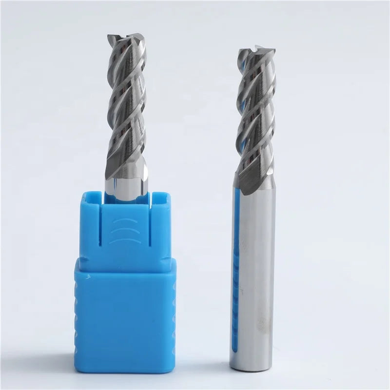 HRC45 Custom Standard Length High Quality 4 Flute 2mm 6mm Carbide Tungsten Steel End Mill