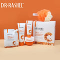 DR RASHEL Organic Anti-Aging Body Cleansing Set Vitamin C Emu Oil Infused Exfoliating Nourishing Skin Care for Home Use OEM