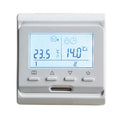 M6 220V LCD Programmable Electric Digital Floor Heating ABS Thermostat Controller for Kitchen Bathroom Hotel Basement & Park