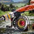 Histar Dragon Subduing II 1.0m 1.2m Full/Half Ti Alloy Tip Light Action High Carbon Fishing Rod&Metal/YZL-65 Raft Reel Combo