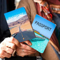 Passport Cover Customized LogoSmall MOQ PU Leather Travel Wallet Custom Passport Holder