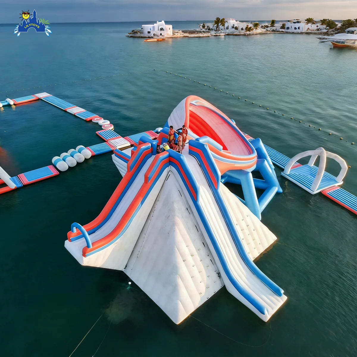 Lilytoys New Design Inflatable Aqua Park 0.9 PVC Water Games Park Equipment