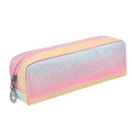 OEM Shiny Colorful Glitter Pencil Stationary Zipper Pouch Fashion Beauty Brushes Makeup Bag Gift With Custom Logo