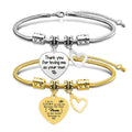 Ywganggu Custom Double Heart Chain Bracelet Exquisite Fashionable Design Engraved Stainless Steel Bracelet Jewelry