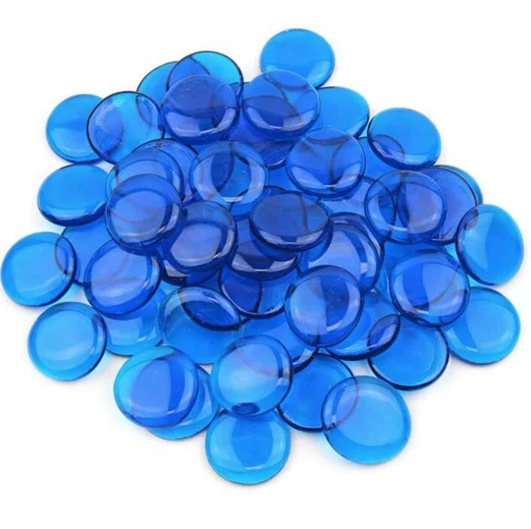 Factory Direct Sale Fire-Resistant Stain Solid Glass Pebbles Nuggets for Decoration in Bulk