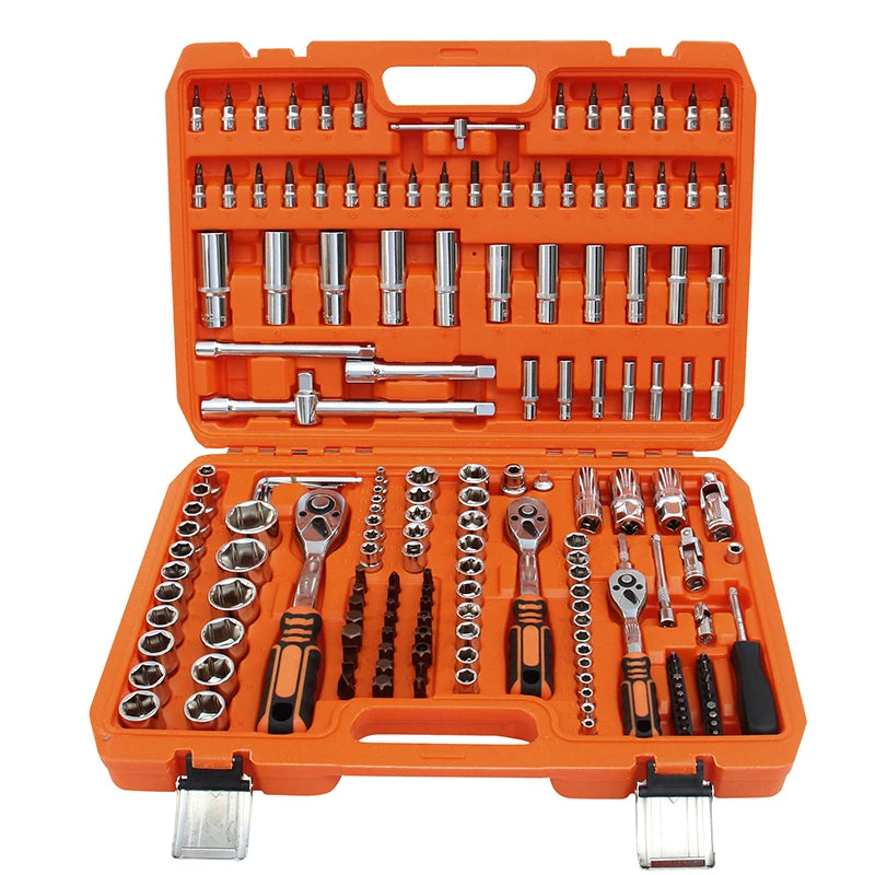 GOODKING CR-MO 72T Portable Tool Kit - Hardware Combination Tool Set in Suitcase for Auto Repair & Maintenance