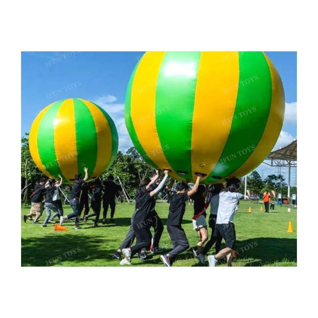 Interactive Team Building Game Giant Inflatable Race Ball / Running Raise Ball /Large Inflatable Beach Ball for Sales