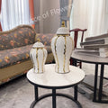 Wholesale Cheap Wedding Luxury Table Nordic Porcelain Crafts Ceramic Flower Ginger Vase Ceramic Vase for Hotels