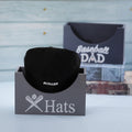 Personalized Wooden Hat Box with Engraving Rustic Hat Storage Rack and Display Stand Mens Promotional Gift for Father