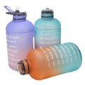 FDFIT Water Bottles With Custom Logo 1 Gallon Petg Sport Water Bottle Bpa Free With Time Markers