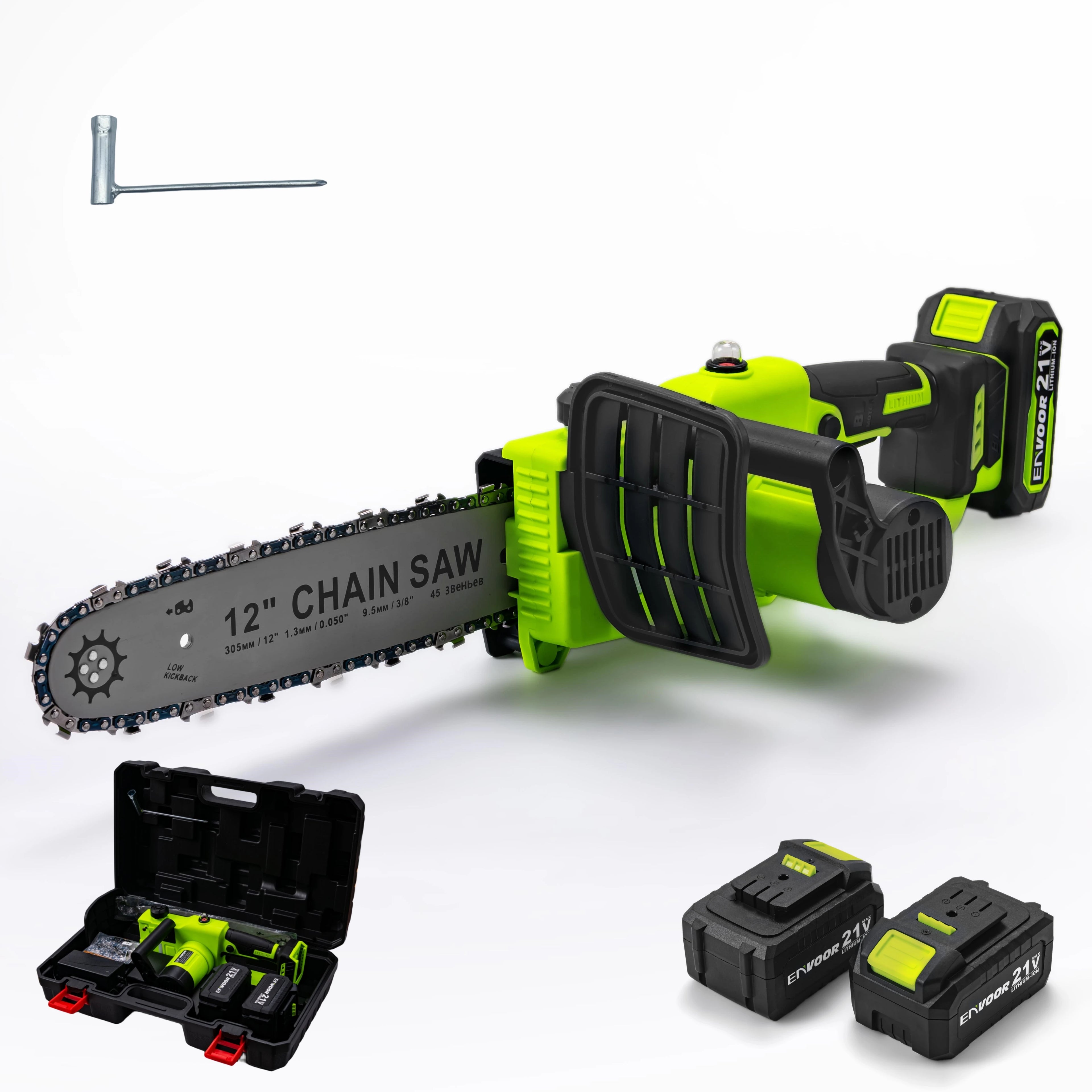 ENVOOR 12V Cordless Chain Saw Converter for Wood Cutting-DIY Grade OEM Support