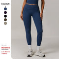 Custom High Quality Sustainable High Waist Fitness Yoga Pants Quick Drying Breathable Hip Lifting Women Sport Yoga Leggings