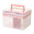 Durable Portable Travel Accessory Box Multi-functional Children's Hair Accessory Storage Box for Home Use