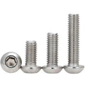 Easy Grip Button Head Allen Screws Metric Sizes M2-M10 for Furniture Bicycles & General Purpose Fastening