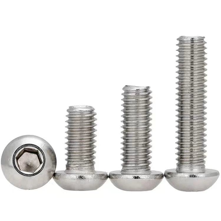 Easy Grip Button Head Allen Screws Metric Sizes M2-M10 for Furniture Bicycles & General Purpose Fastening