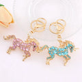 Factory Price Horse Shape Keychain OEM Order Factory Diamond Customize Metal Key Ring Car Bag Phone Accessories Key Chain