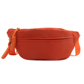 New Fashion Design Women's Portable Polyester Fabric Fanny Pack Waterproof Sports Belt Waist Bag for Running