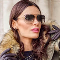 Men Women Unisex Metal Manufacturer Custom Sun Glasses Personality Uv400 square Frame Sunglasses