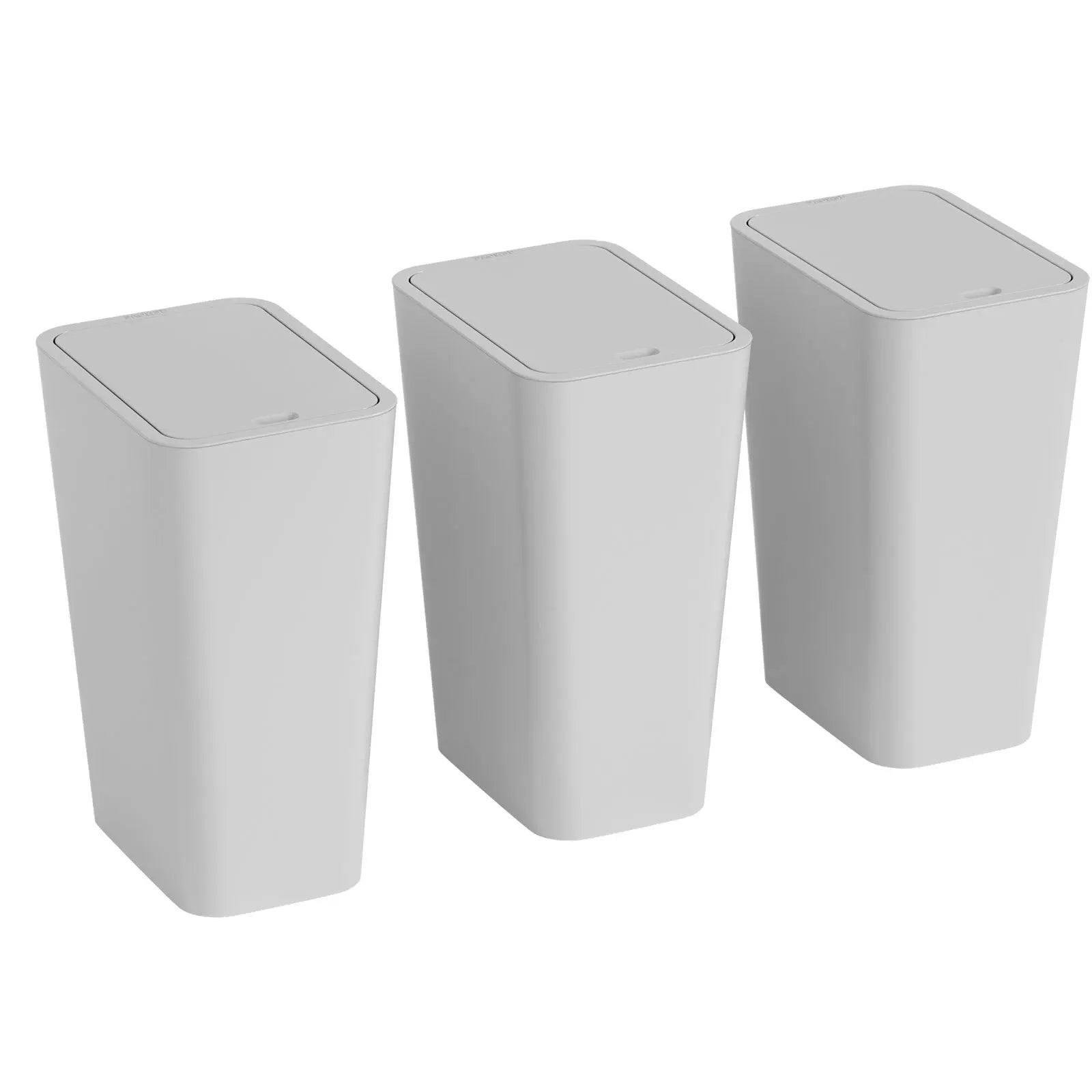 Household Large Plastic Press Trash Can Lid Long Cylindrical Shape Zhejiang Indoor Use Flip Clip Gap Toilet